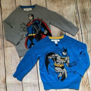 GAP x JUNK FOOD | EUC Batman & Superman DC Comics 18-24mos